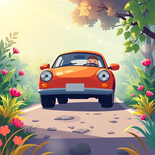 how does a car move