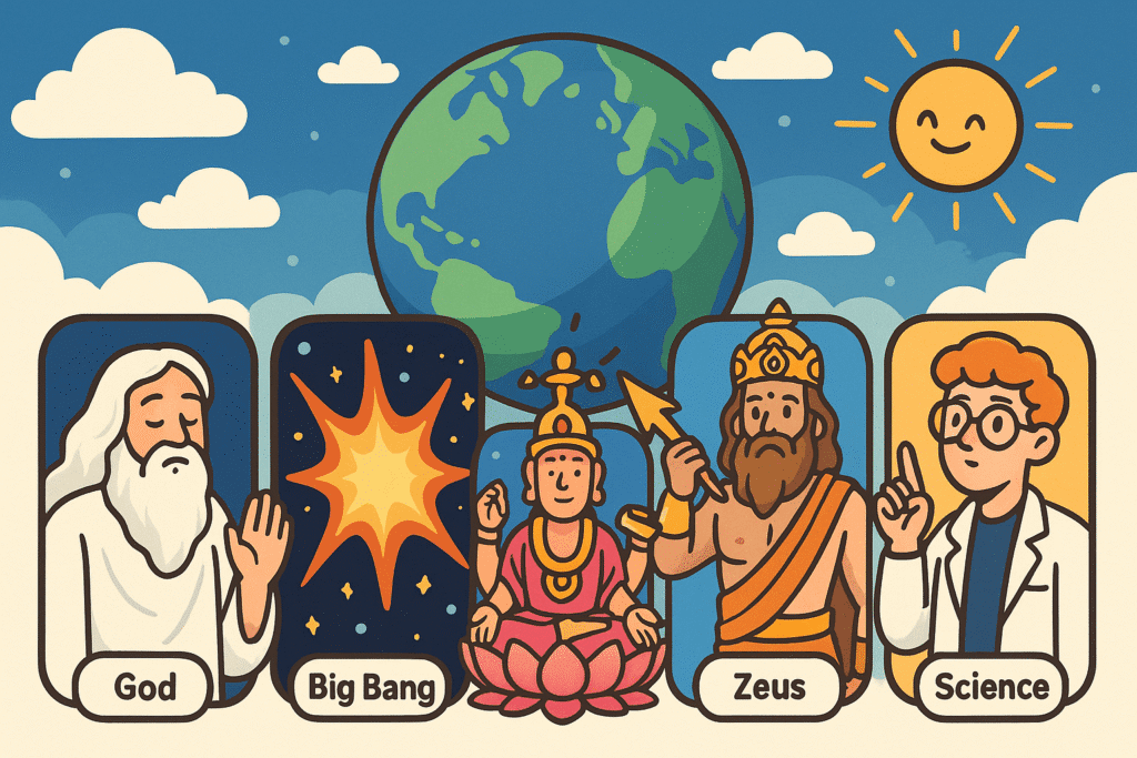 Who made the world