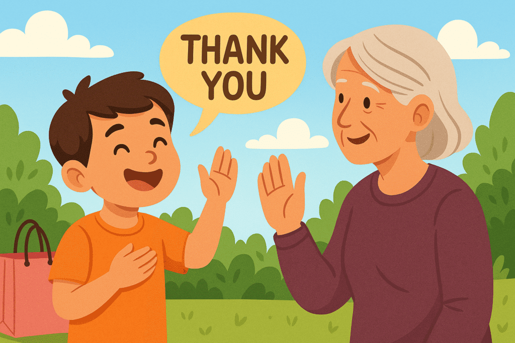 Why do we say thank you