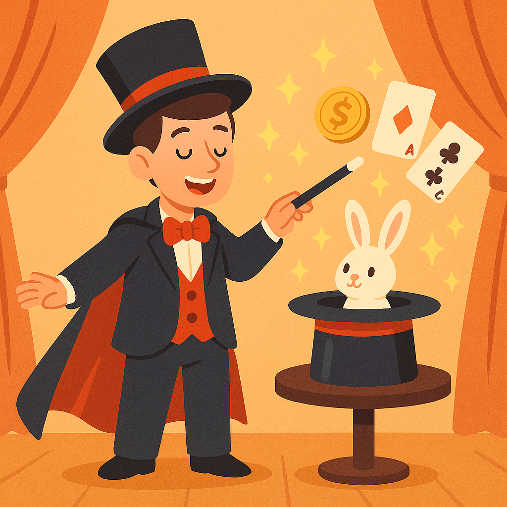 Can magic tricks actually fool the brain