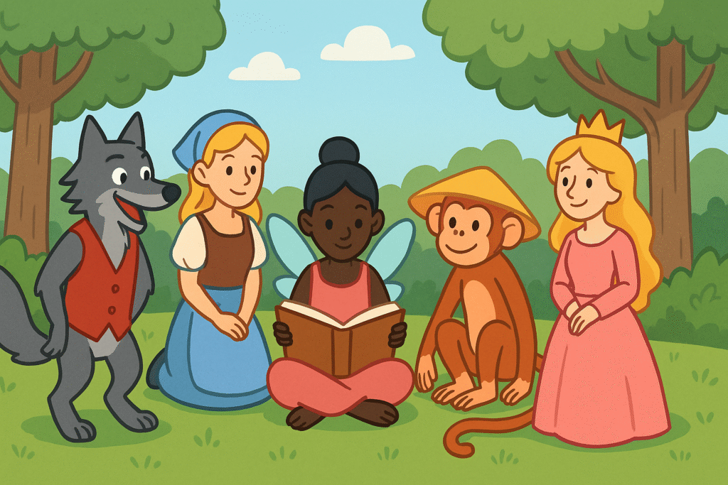 How do fairy tales change in different countries
