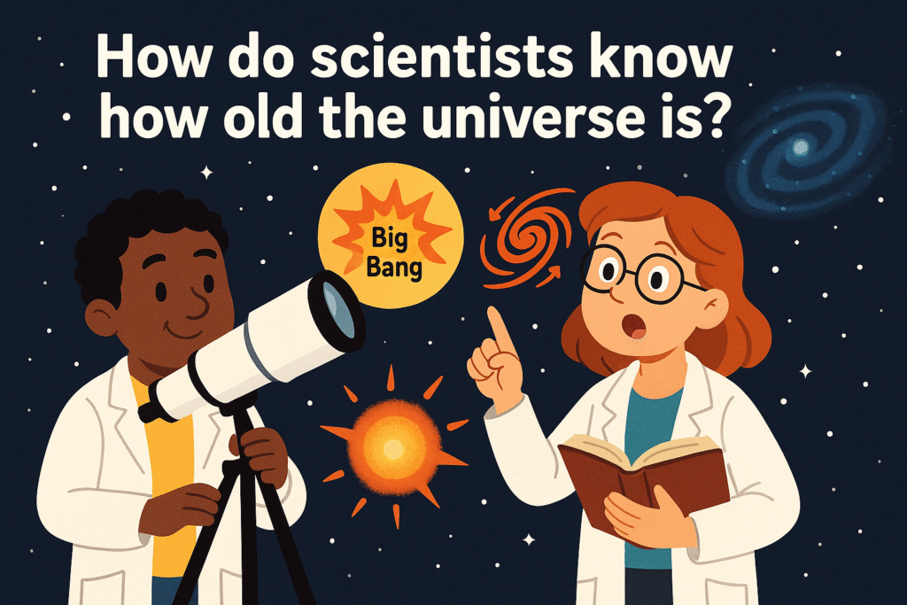 How do scientists know how old the universe is