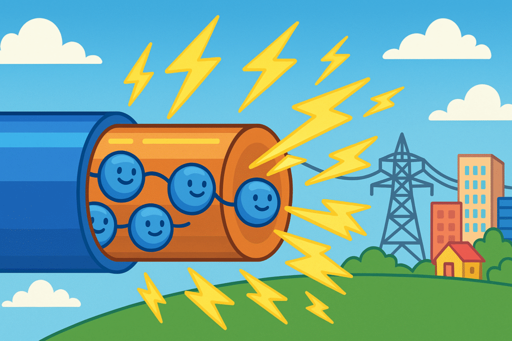 How does electricity travel through wires