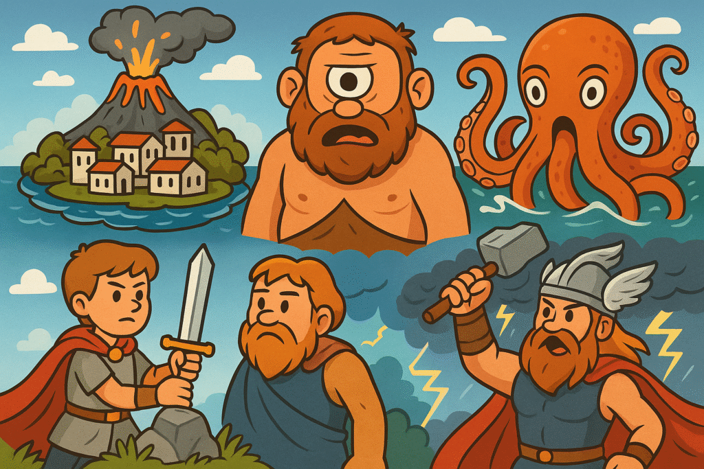 What are some real stories behind famous myths