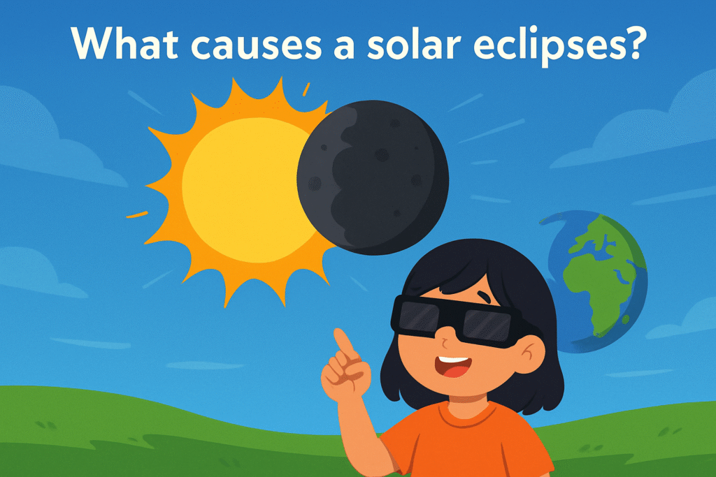 What causes a solar eclipse