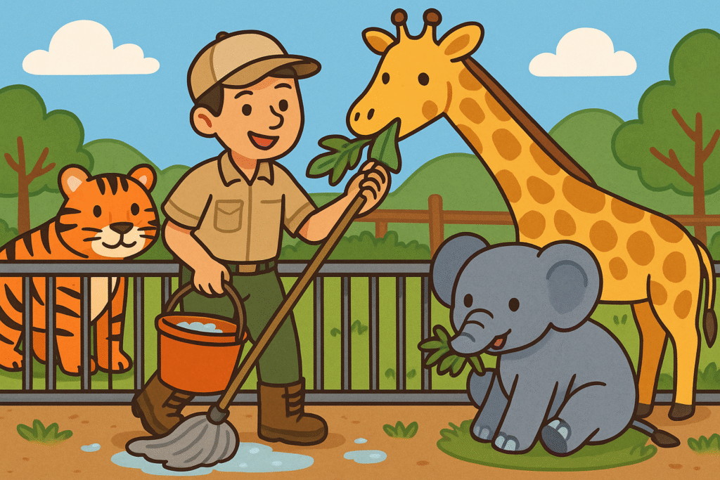 What do zookeepers do every day