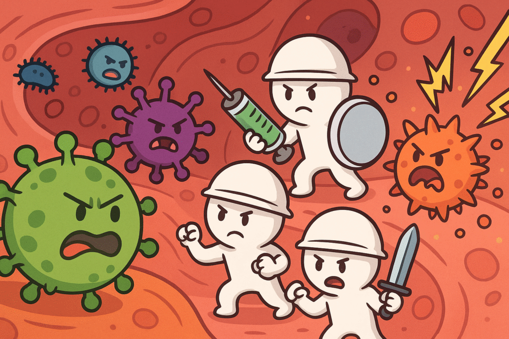What happens inside our body when we get sick