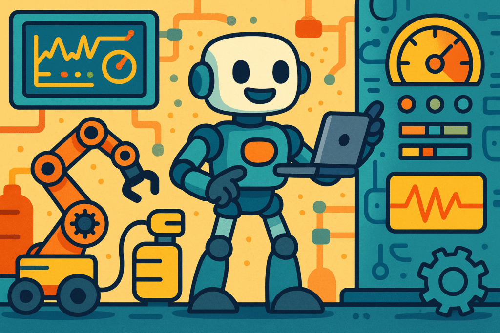 What makes a robot move and think