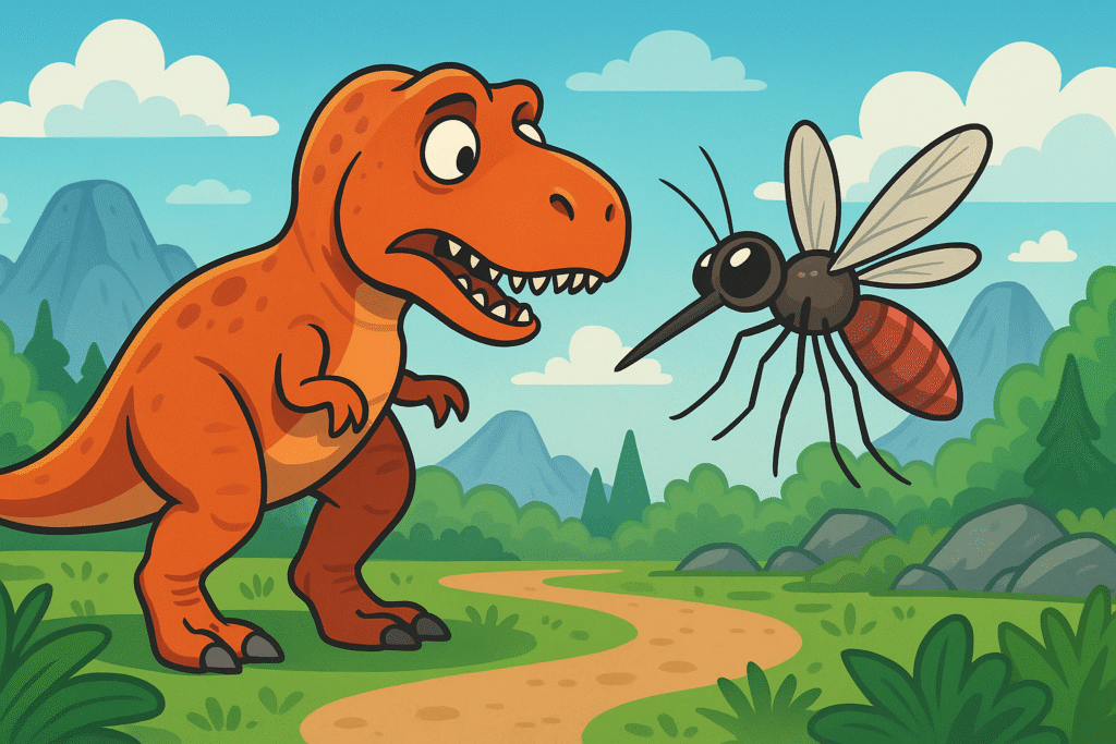 Did mosquitoes live during the time of the dinosaurs