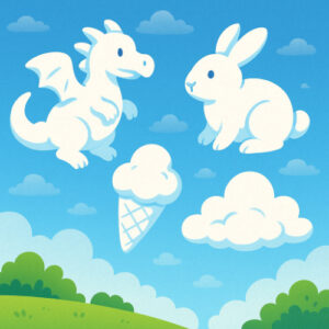 Why do we see shapes in clouds